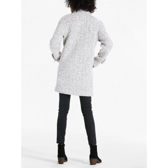 Lucky brand Light Grey Wool Coat size Medium - Picture 3 of 12